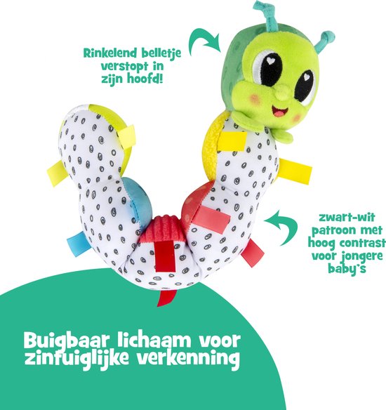 Lamaze Frutselrups - Educatief babyspeelgoed - Spelen en ontdekken - Knuffel van Lamaze — afbeelding 3