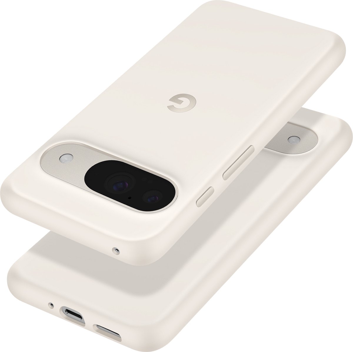 Origineel Google Pixel 9 / 9 Pro Hoesje Duurzame Back Cover Beige
