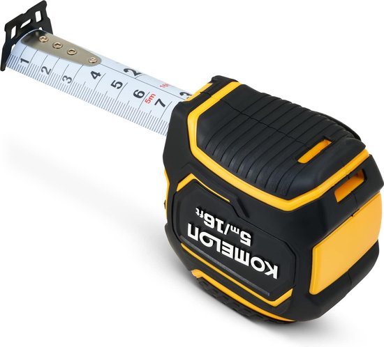 Metrica 38182 meetlint stop, verchroomd, 2 m