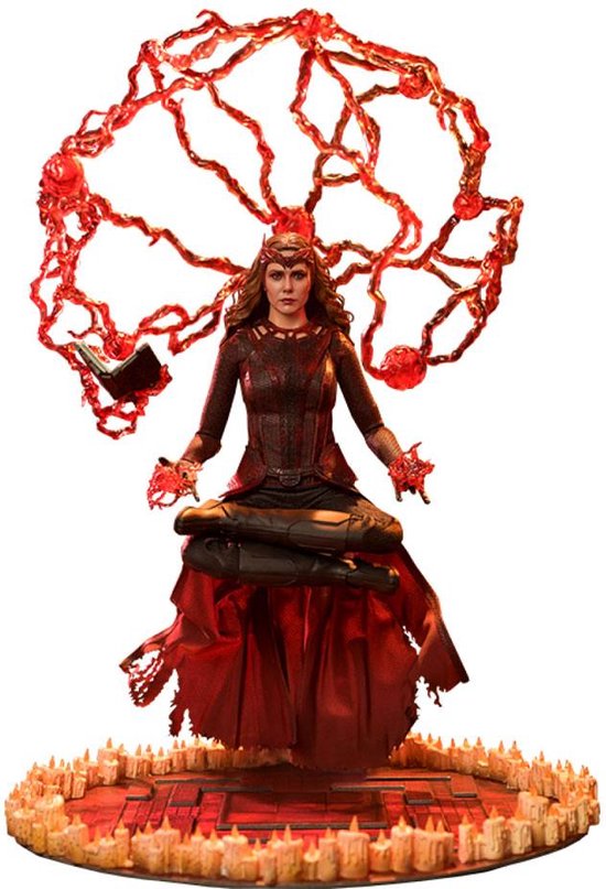 Foto: Hot toys scarlet witch deluxe 1 6 scale figure hot toys doctor strange in the multiverse of madness figuur