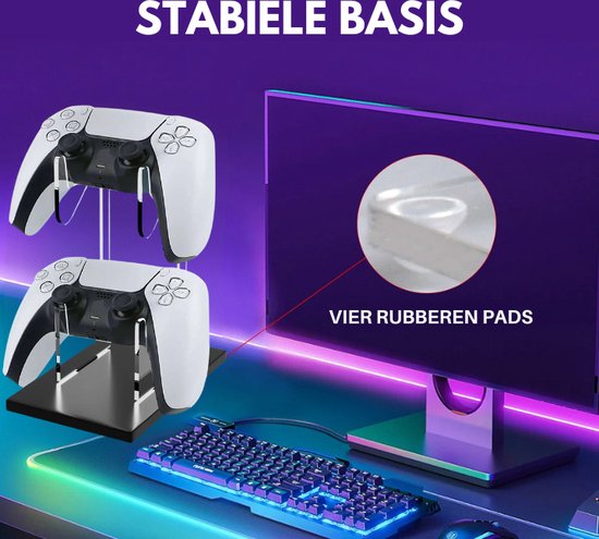 doenci Controller houder 4 niveaus voor 8 PS5/PS4, Nintendo Switch Xbox gaming controller