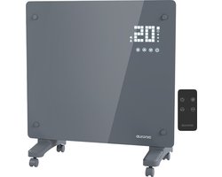 Auronic Elektrische Kachel – 1000W - Convectorkachel met Thermostaat, Timer en Afstandsbediening -…