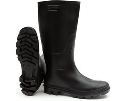 Regenlaarzen Hoog Solemates® - Zwart - Knielaars - Dames & Heren - Maat 49
