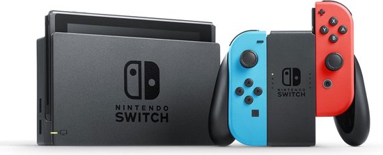 Nintendo Switch Console - Blauw/Rood | bol