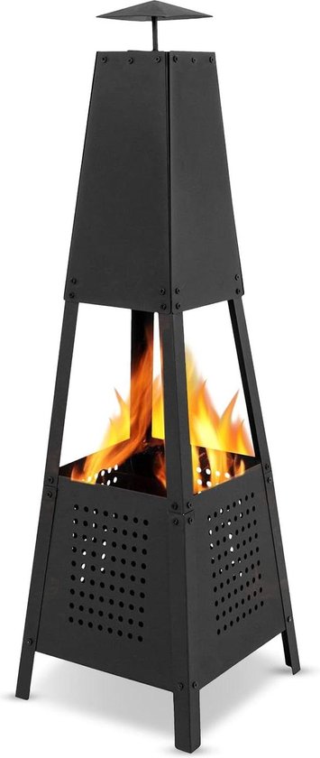 GardenMaxX Tuinhaard Pinacate XL Corten - Moderne Terrashaard - Grill