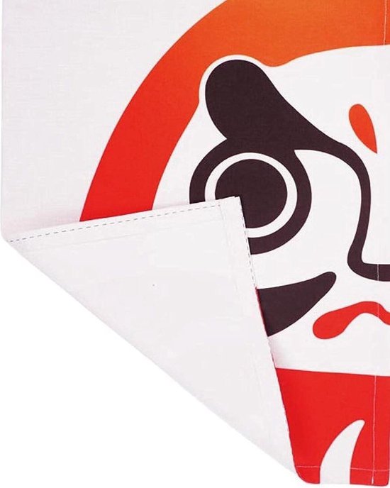 Rideau De Porte Japonais Noren Ukiyo-e, Série Chat Porte-bonheur