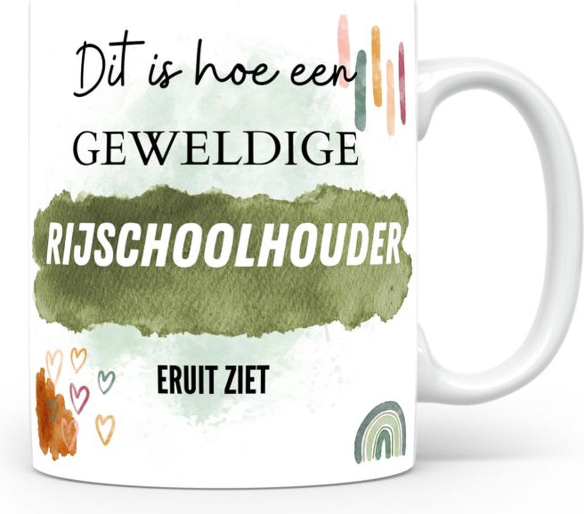 Mok bedrukken met beroep Rijschoolhouder