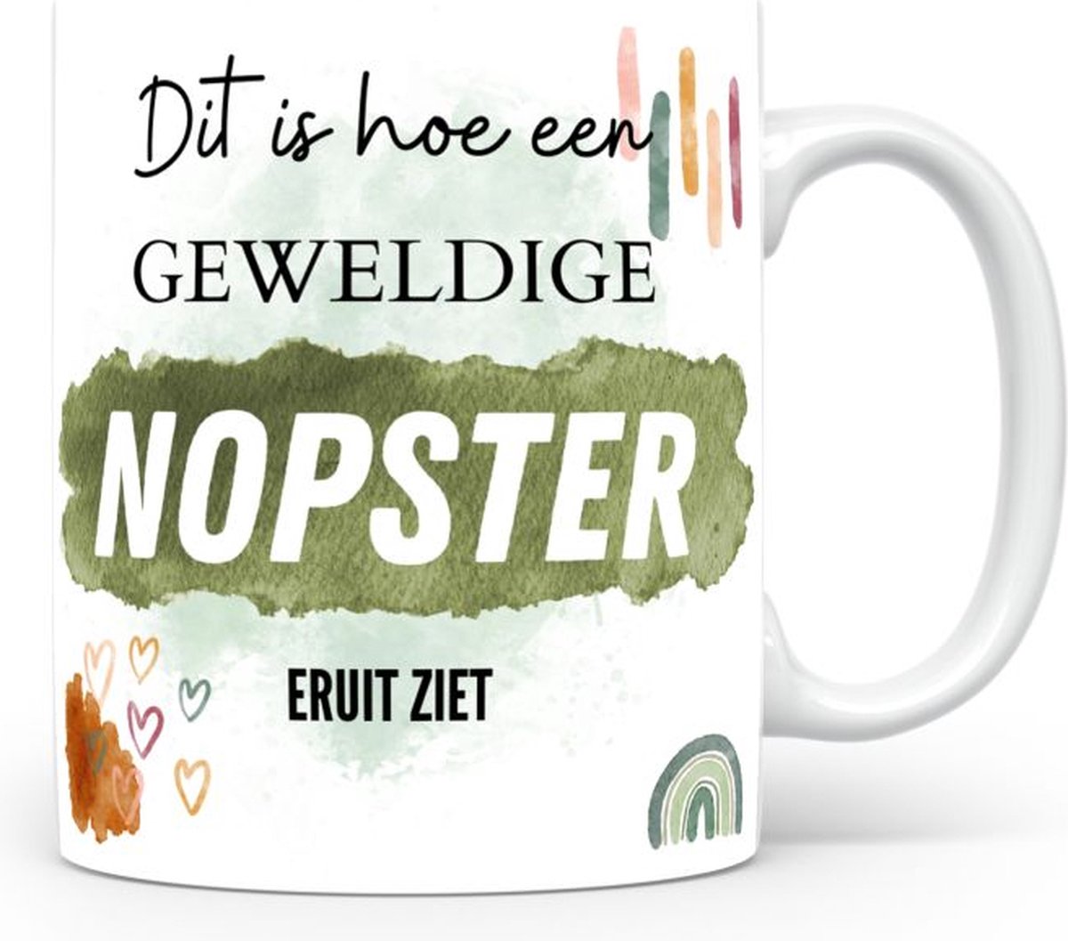 Mok bedrukken met beroep Nopster