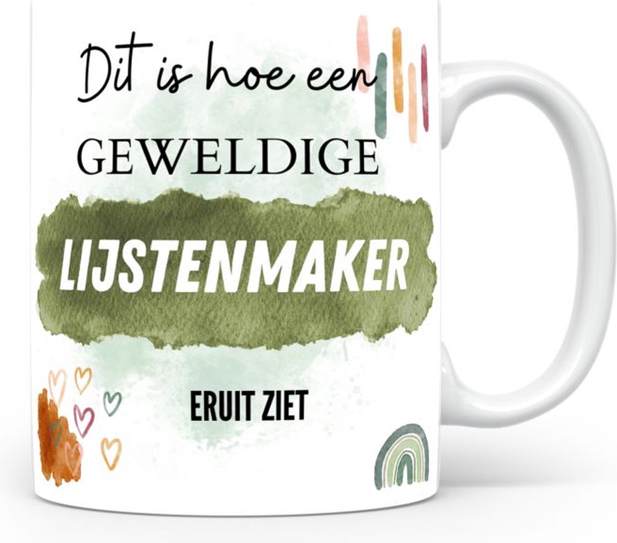 Mok bedrukken met beroep Lijstenmaker