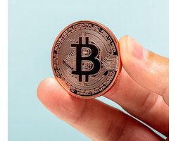 Ditverzinjeniet.nl Bitcoin munt - Bronskleurig