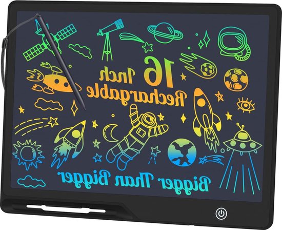 Foto: Grafisch tablet voor kinderen oplaadbaar lcd schilderbord 40 6 cm educatief speelgoed voor creativiteit en verbeelding