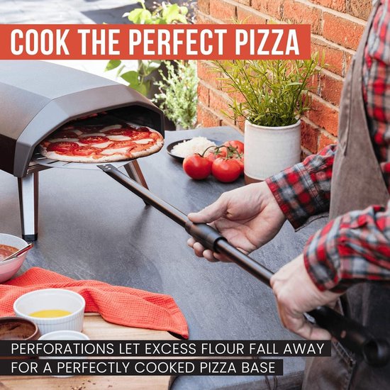 Pizza Peel met handvat - Bamboe - Voor het bakken van pizza - Snijplank