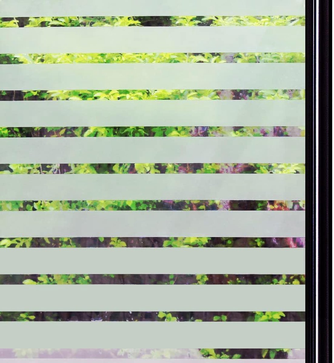 Solacis Privacy Folie Raam - Raamfolie - Folie Raam - Zichtwerend - Anti Inkijk Raamfolie - Must have voor uw privacy! zoals getoond