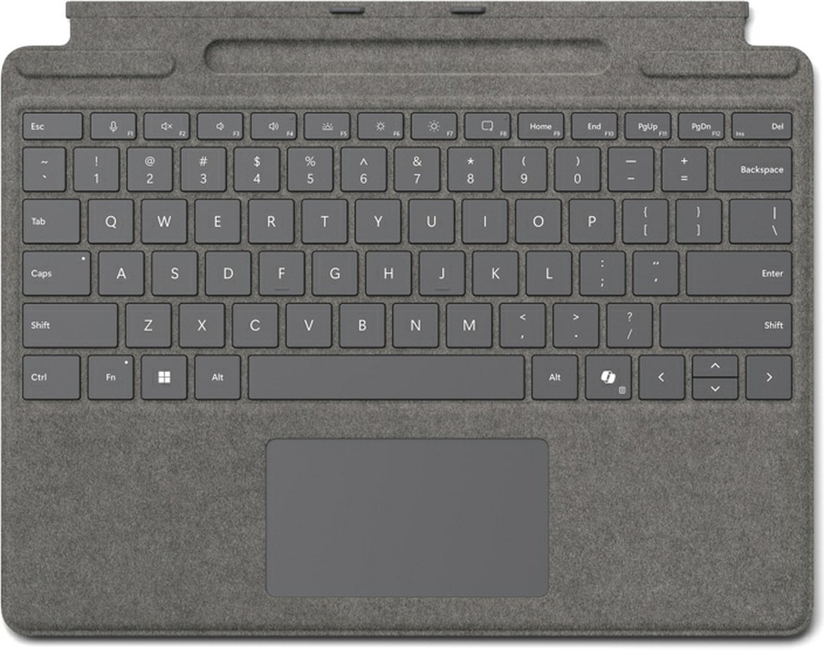 Microsoft Surface Pro Keyboard with pen storage for Business QWERTZ Luxemburgs Microsoft Cover port Platina