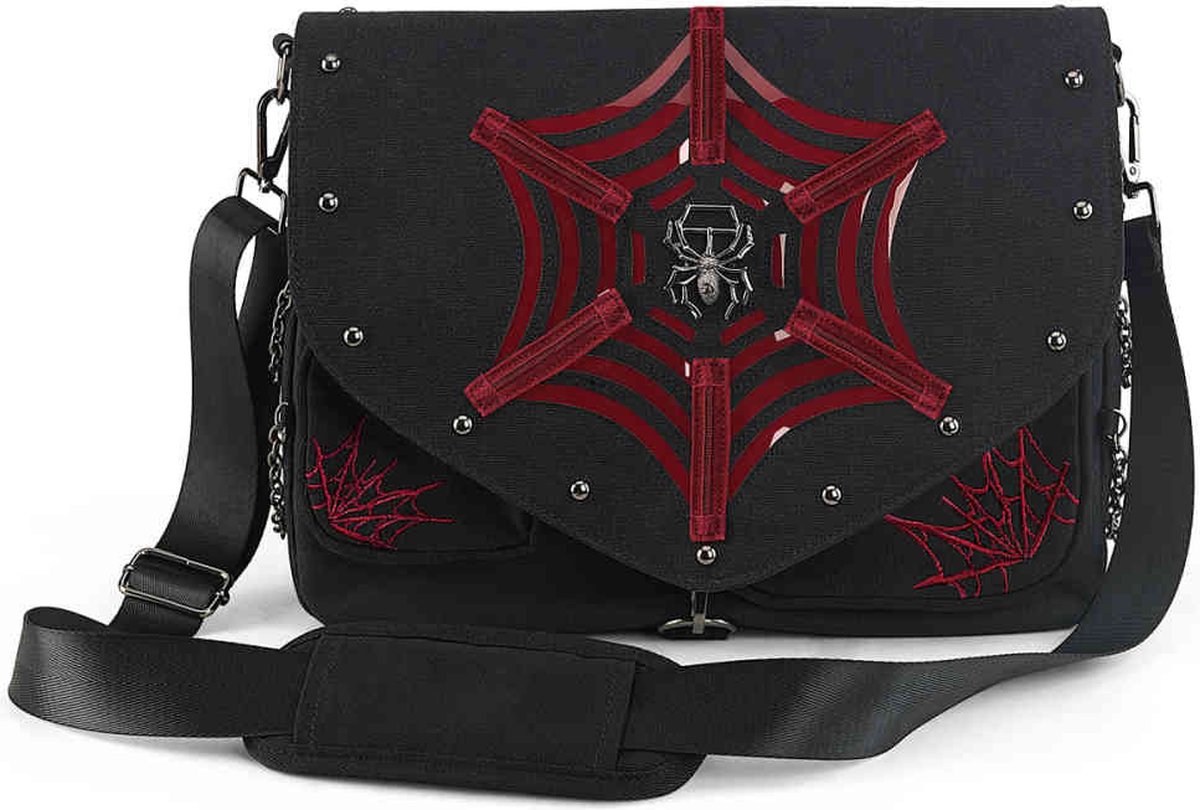 DemoniaCult - HB-662 Schoudertas - Zwart