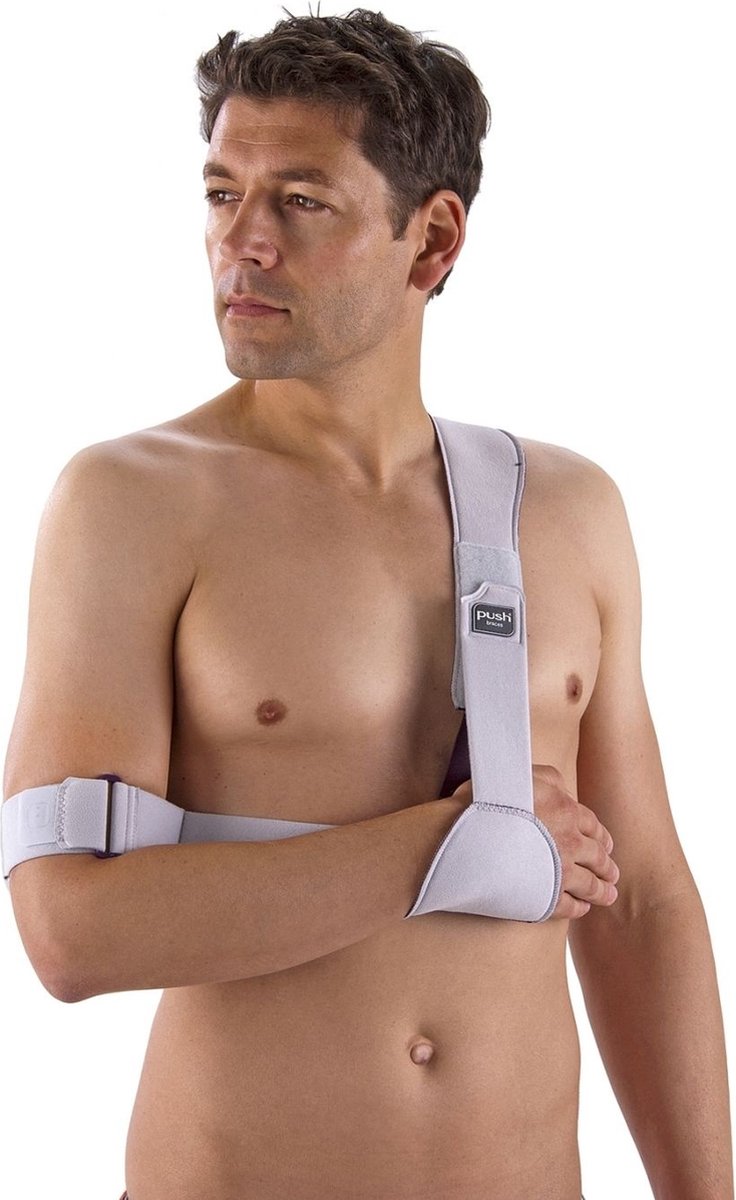 Push Med Schouderbrace Plus - Grijs - Links - Maat 2