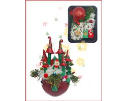 Fantasyatelier - Doe het zelf knutsel pakket - Kasteelbol - Kerst