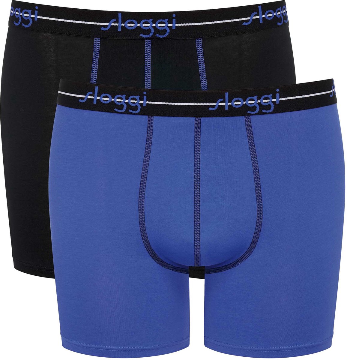 sloggi Langer Boxer Blue Start