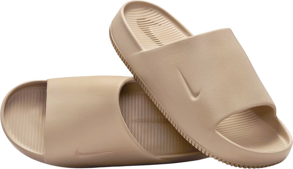 Nike Calm Badslippers Heren Lichtbruin