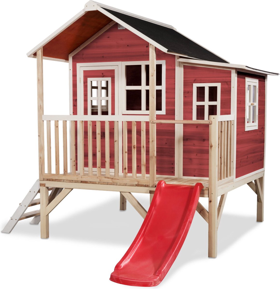 EXIT Loft 350 houten speelhuis - rood