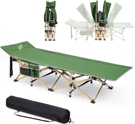 Tente 5 En 1 LDAILY Matelas Inclus Tente Camping LDAILY 5 En 1 Surélevée - Matelas Gonflable Sac Couchage Lit Camping Pliable Transport