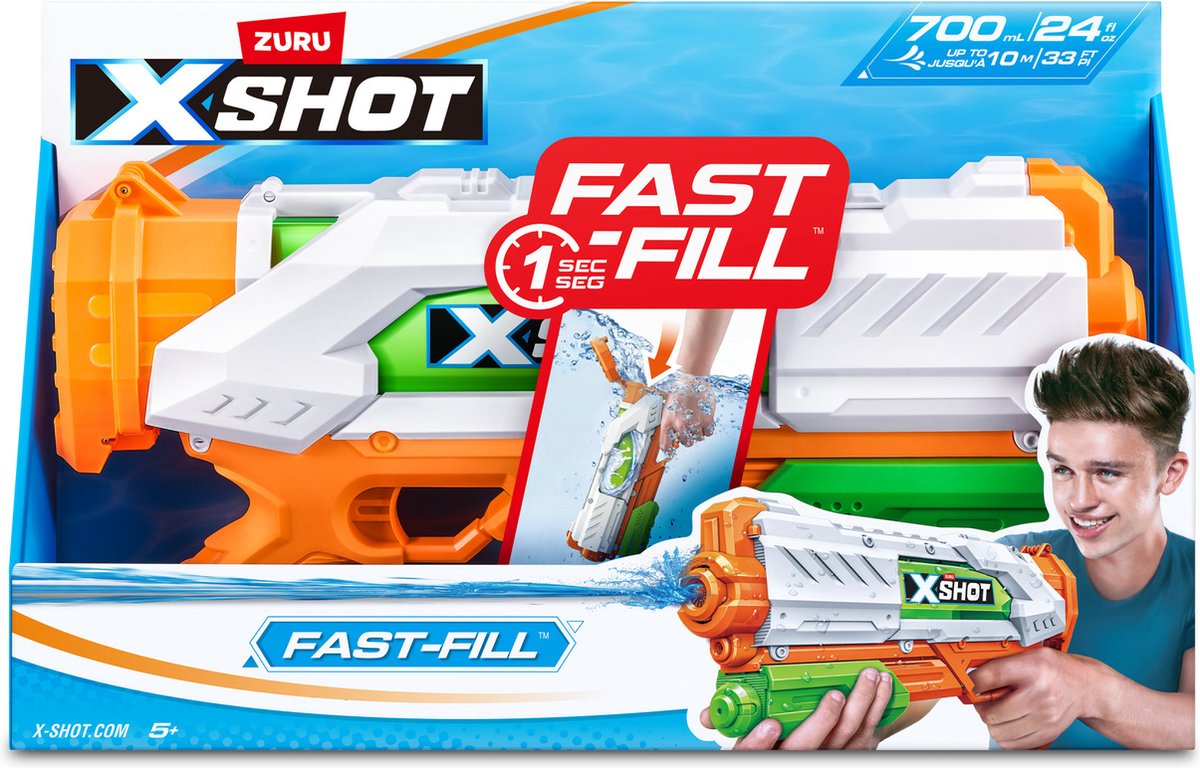 XSHOT Watergevecht Snelvullende Water Blaster van ZURU - Waterpistool — afbeelding 5
