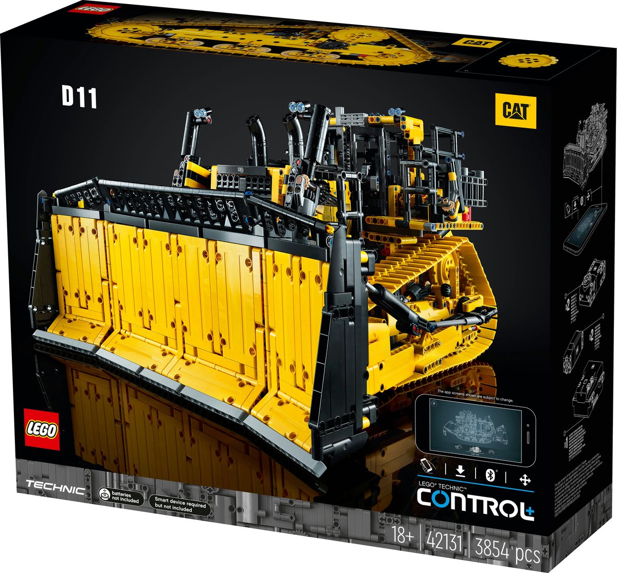 LEGO Technic Cat D11 Bulldozer met App-besturing - 42131 — afbeelding 15
