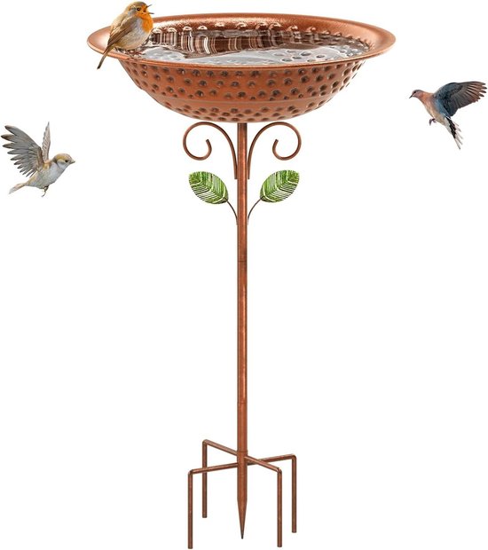 Syangkaitian Keramische Vogelvoederbak – Drink- En Voedingsstation, Vorstbestendig, Zwaar En Stabiel – Decoratieve Tuinaccessoire Voor Vogels, Bijen En Vlinders