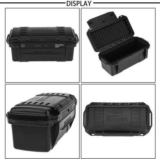 Boîte Étanche Type C - 200x98x82mm - Résistante Aux Chocs, Pression, Poussière - Pour Extérieur - 4
