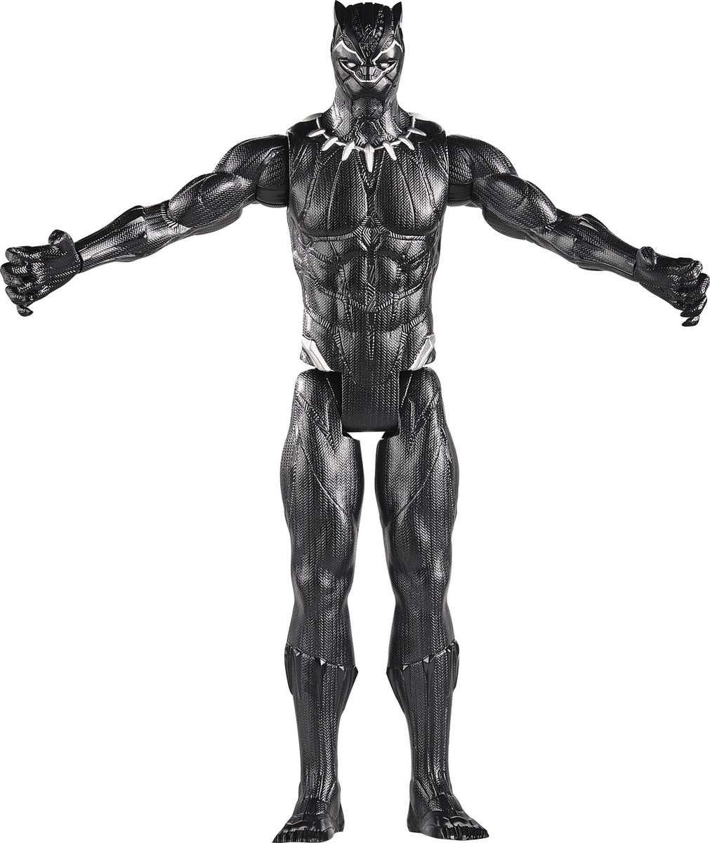 Hasbro Marvel actiefiguur Black Panther - Avengers Titan Hero 30 cm. — afbeelding 8