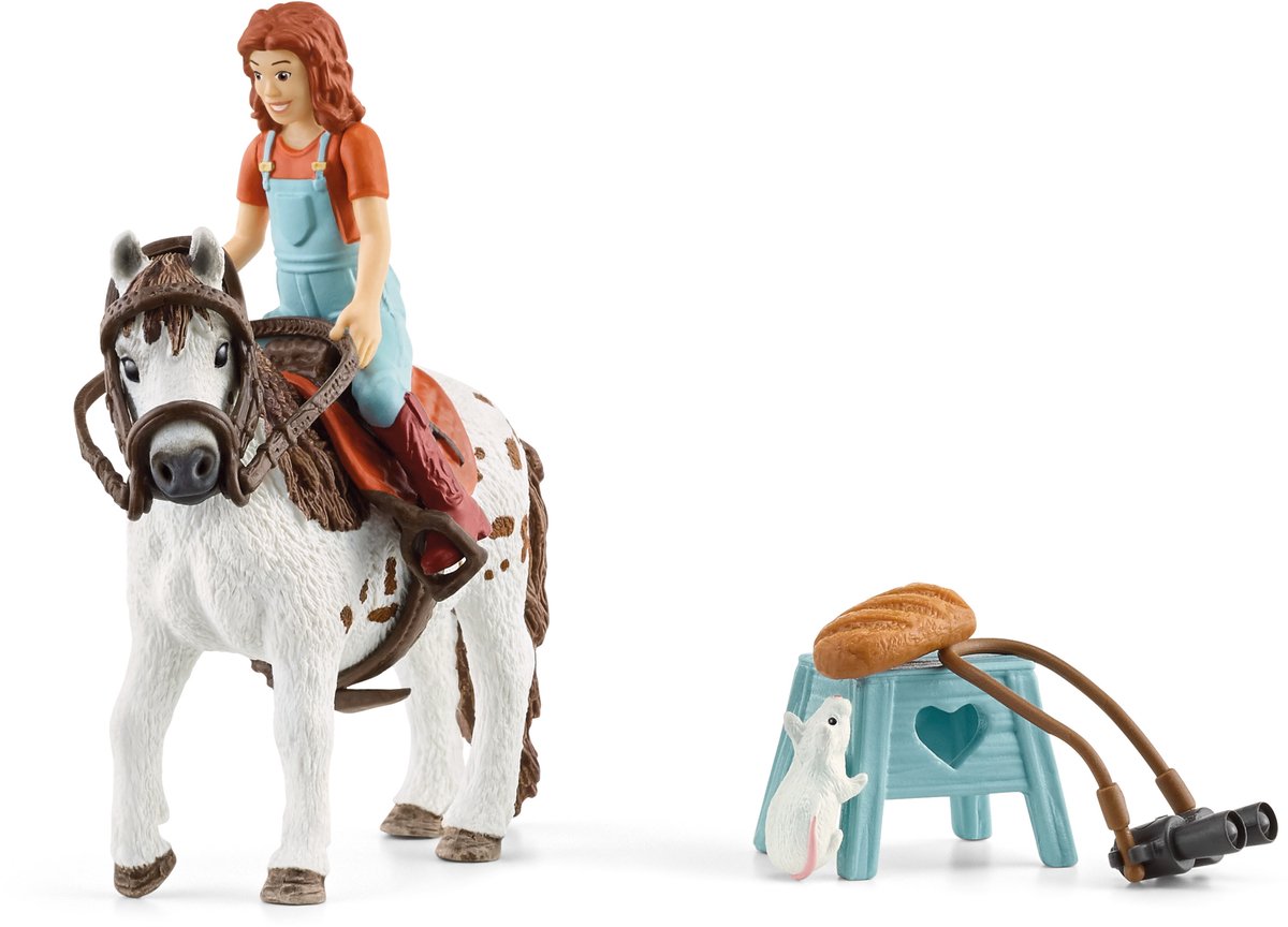 schleich HORSE CLUB - Mia & Spotty - Speelfigurenset - Kinderspeelgoed voor Jongens en Meisjes - 9 Onderdelen — afbeelding 8