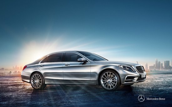 Tapis de voiture de voiture Mercedes S V222 - Année de construction : 2013 - 11/2020 - 4 pièces - Luxe - Version : Empattement long