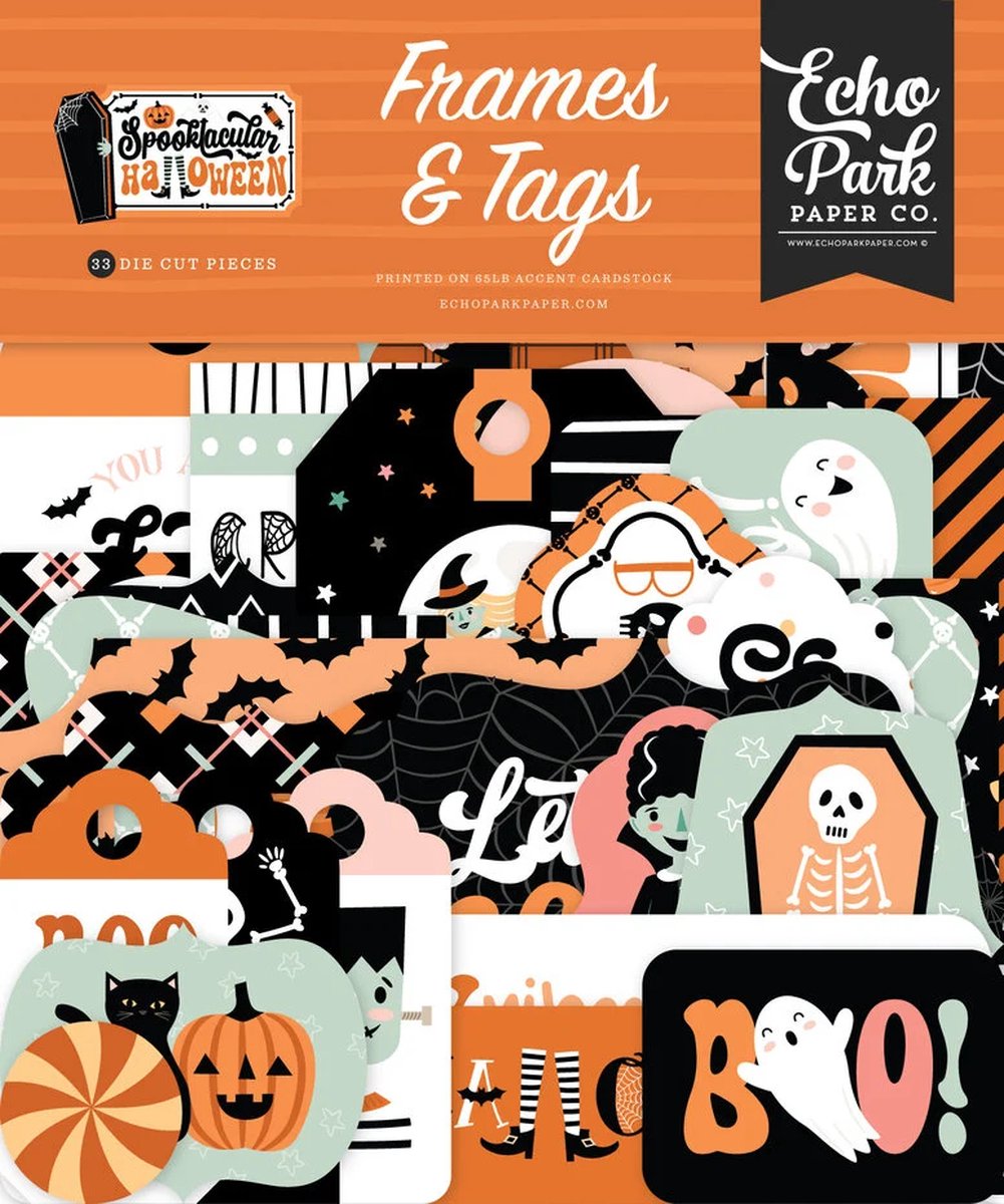Echo Park - Spooktacular Halloween Frames & Tags (SH382025)