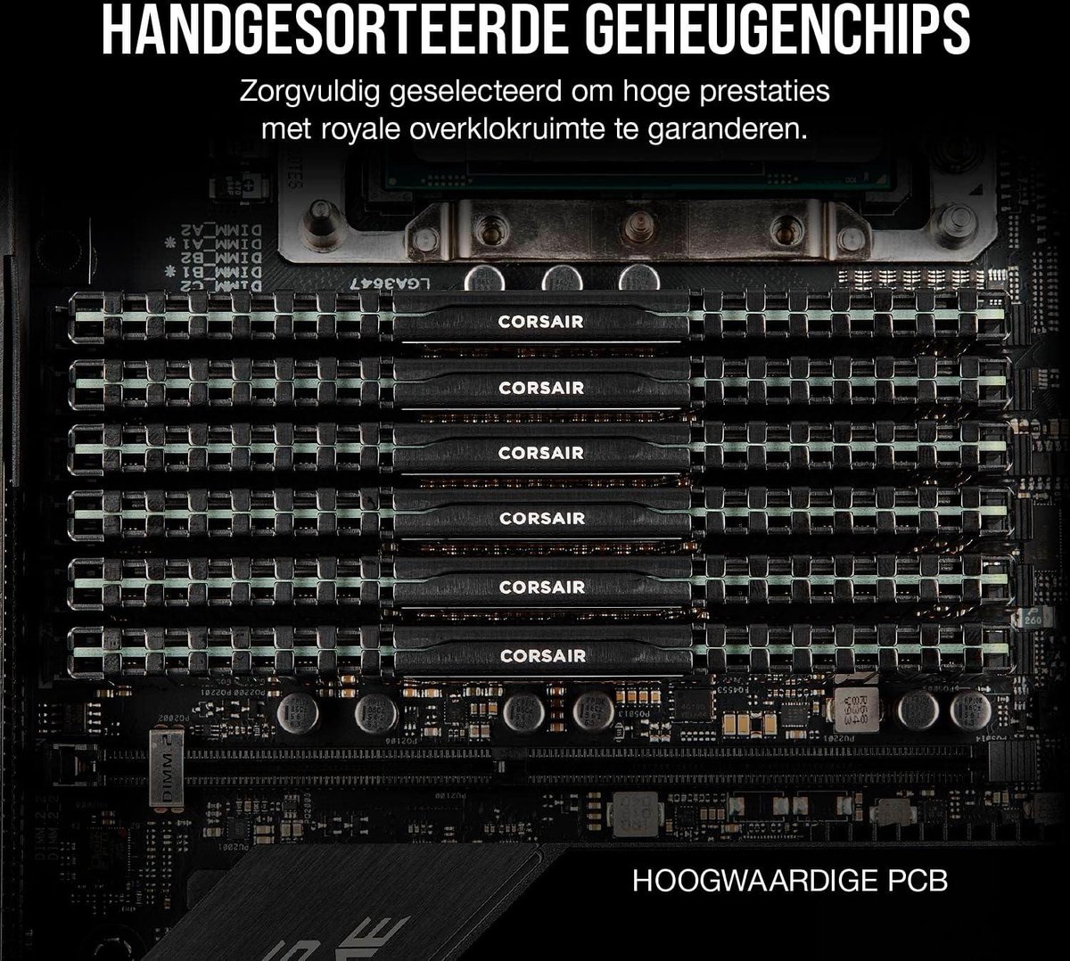 16GB Vengeance LPX DDR4 3200MHz C16 XMP 2.0 Memory Kit - High Performance Desktop - Black