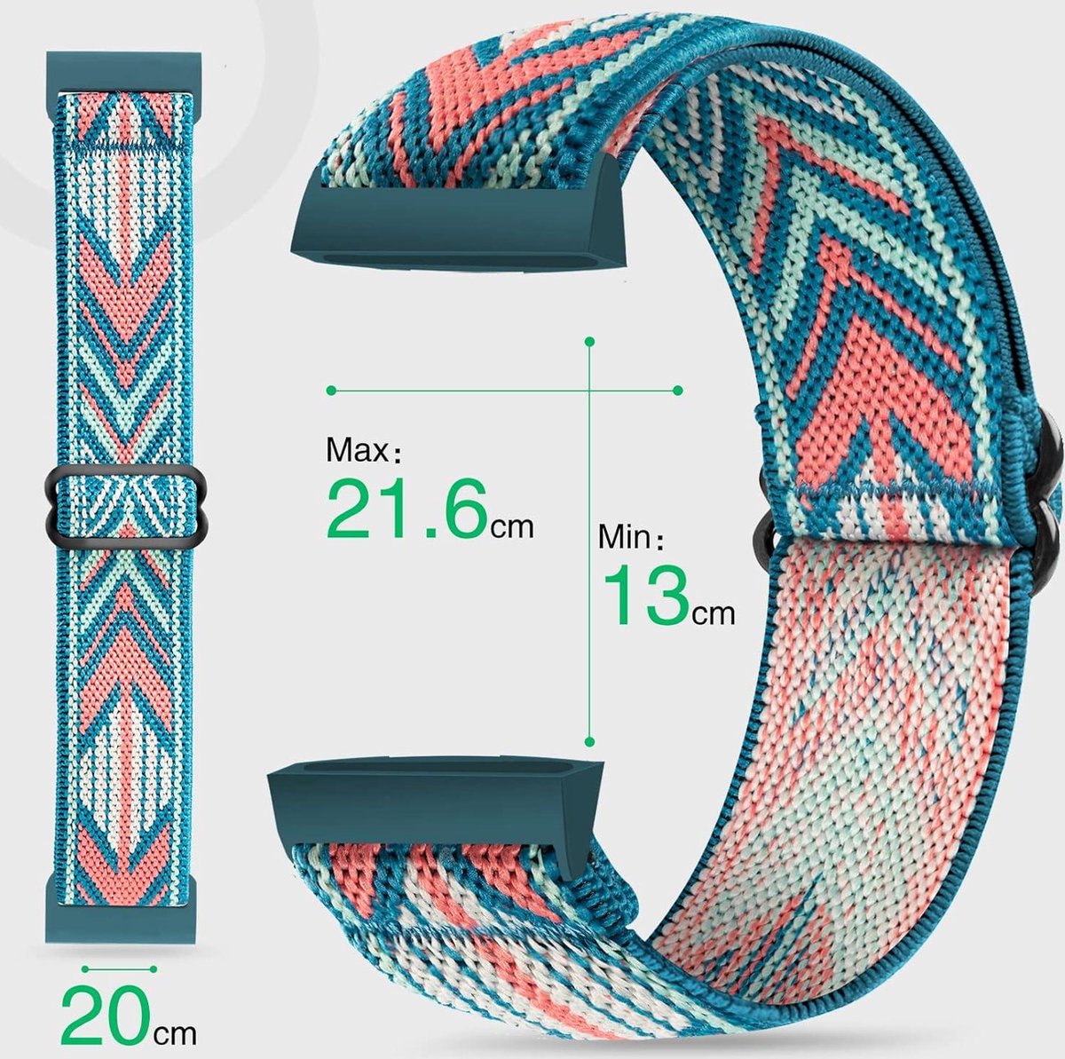 Bracelet Fitbit Charge 6 / Fitbit Charge 5 Acier Argent IMOSHION® - Téléphonie
