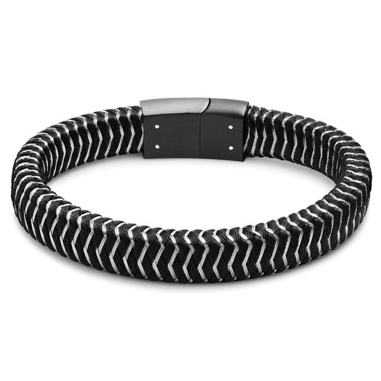 Armband met kralen van hematiet en staal Calvin Klein® | JM35100052000