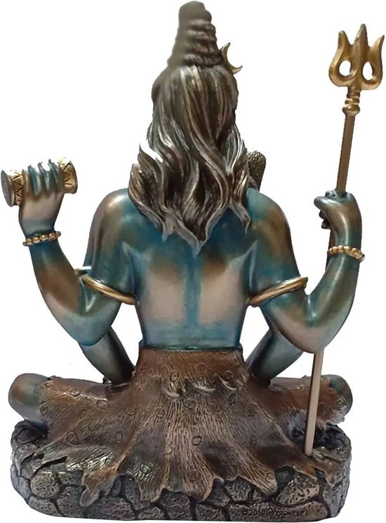 VOGLER Joh. Vogler GmbH Ganesha Indian god of happiness - bronzed on lotus flower and colored by Veronese