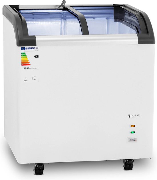 Royal Catering - Diepvries - 180 L - glazen deuren