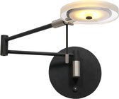 Wandlamp Steinhauer Turound LED - Zwart