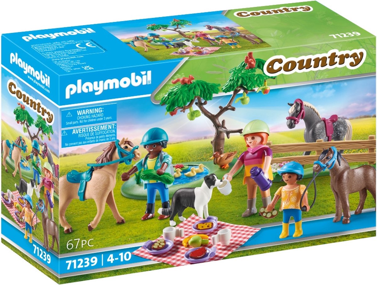 PLAYMOBIL Country Picknick excursie met paarden - 71239