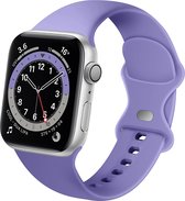 Bracelet en Siliconen Smartwatch - Convient au bracelet en silicone Apple Watch - lilas - Taille: 42 - 44 - 45 - 49mm - Strap-it Watchband / Wristband / Bracelet