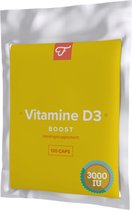 Foodie Vitamine D3 Boost - Vitamine D3 Supplement - Best Opneembare Vorm van Vitamine D - Royale Dosering: 3000IU per capsule - Op basis van Extra Vergine Olijfolie