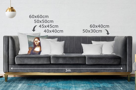 Coussins - Mona Lisa - Leonardo de Vinci - Art - 50x50 cm