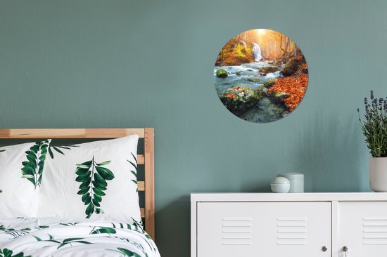 WallCircle - Wall Circle - Wall Circle Indoor - Nature - Soleil - Automne - 30x30 cm - Décoration murale - Peintures Ronds