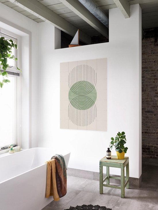 IXXI Perfect Point Green - Décoration murale - Abstrait - 80 x 60 cm