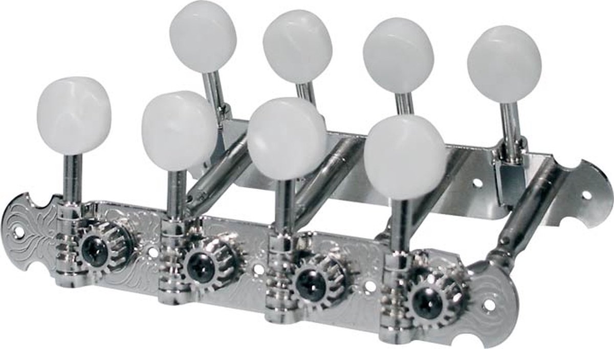 Mandoline stemmechanieken Boston 044-N 69mm nikkel wit
