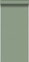 ESTAhome behangpapier linnenstructuur jade groen - 148745 - 0,53 x 10,05 m