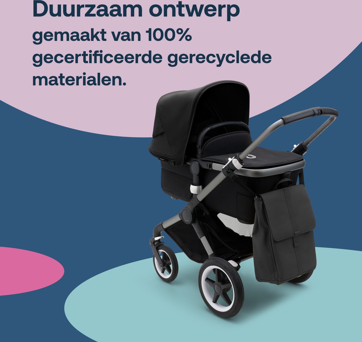 Bugaboo luierrugzak, inclusief verschoonmat en geïsoleerde bekerhouder, Midnight Black thumbnail 5