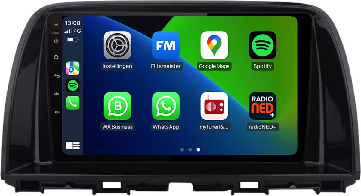 Carplay autoradio voor Mazda CX-5 | 2012 t/m 2016 | Android 13 | Draadloos Apple Carplay & Android Auto | 2GB + 32GB | 8-Core processor | Davilon | 2025 model | 2012 2013 2014 2015 2016 | Bluetooth & Wifi