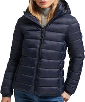 Superdry Superdry Hooded Classic Fuji Puffer Dames Jas - Maat L